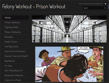 Tablet Screenshot of felonyworkout.com